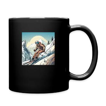 FOX0610 SKI - Tasse einfarbig - Schwarz - Rechts