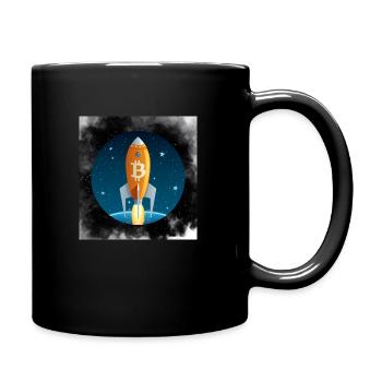 Bitcoin - Tasse einfarbig - Schwarz - Rechts