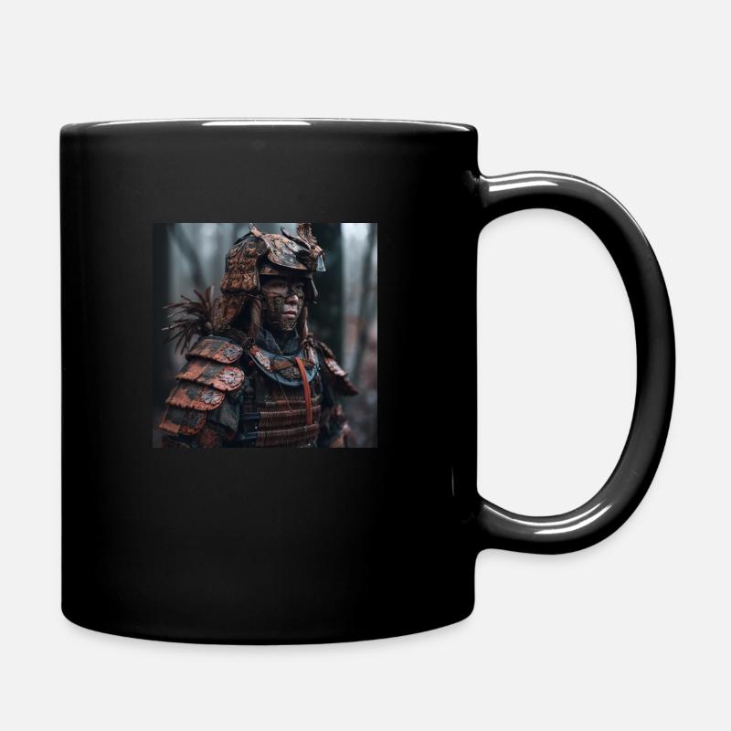 Samurai in an amazing Yoroi - Samurai Warrior - Tasse einfarbig - Schwarz