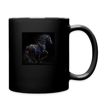 Fiery horse - Full Colour Mug - black - Right