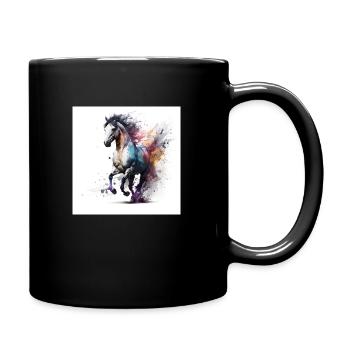 Fiery horse n°4 - Full Colour Mug - black - Right