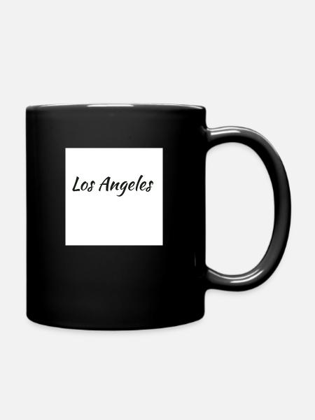 Los Angeles - Tasse einfarbig - Schwarz