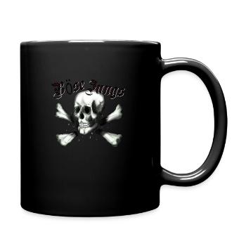 Skull - Tasse einfarbig - Schwarz - Rechts