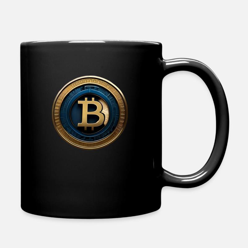 bitcoin piece - Mug uni - noir