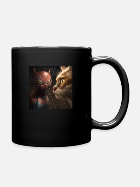 Spider cat - Mug uni - noir