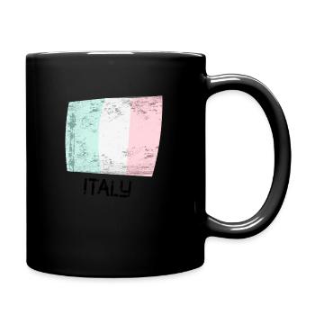 Italy Retro - Full Colour Mug - black - Right