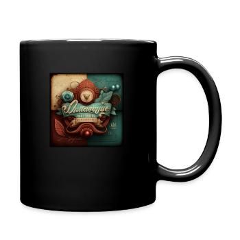 RetroRevive - Tasse einfarbig - Schwarz - Rechts