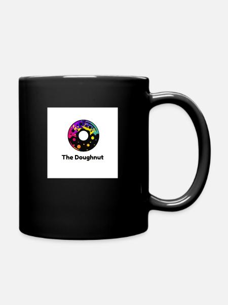 The Doughnut - Full Colour Mug - black