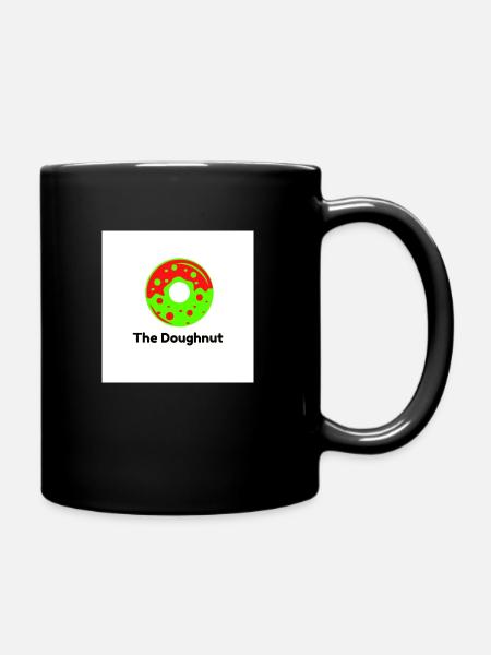 The Doughnut - Tasse einfarbig - Schwarz