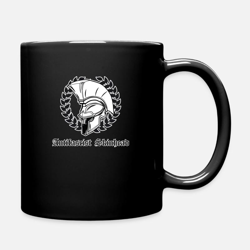 Antifascist Skinhead - Tasse einfarbig - Schwarz