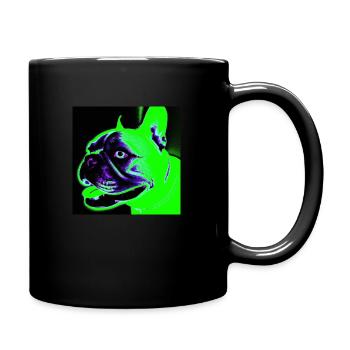 T-shirts avec motifs de chien pour les passionnés - Mug uni - noir - Droite