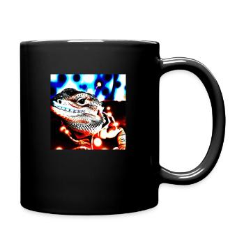Cool et coloré t-shirts à l'effigie du Caméléon - Mug uni - noir - Droite