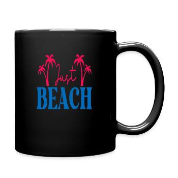 Just Beach - Full Colour Mug - black - Right
