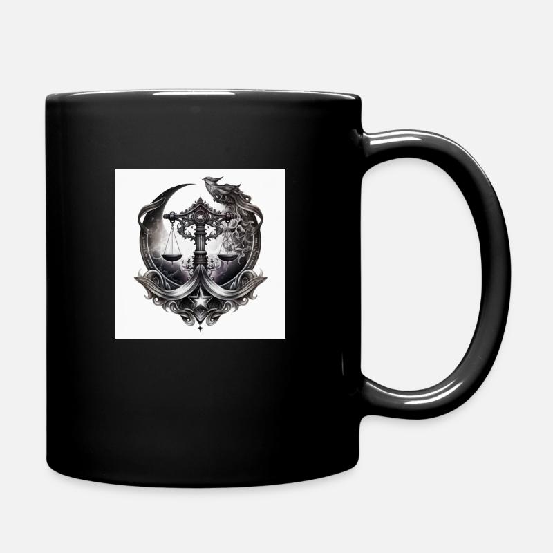 Bild des Balance-Zeichens - Tasse einfarbig - Schwarz