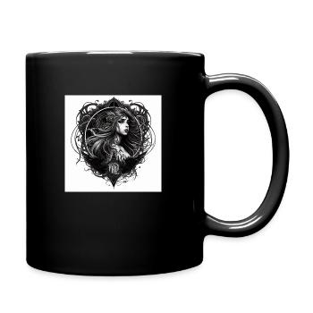 Femme Fatale tattoo - Full Colour Mug - black - Right