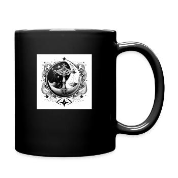 Balance ying yang - Full Colour Mug - black - Right