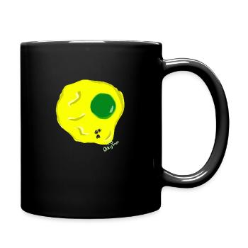 FRIED EGG Green yellow, Martina v.tresmoscas - Full Colour Mug - black - Right
