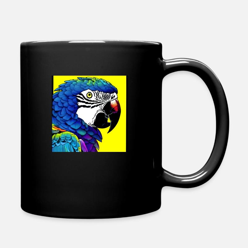Parrot - Full Colour Mug - black