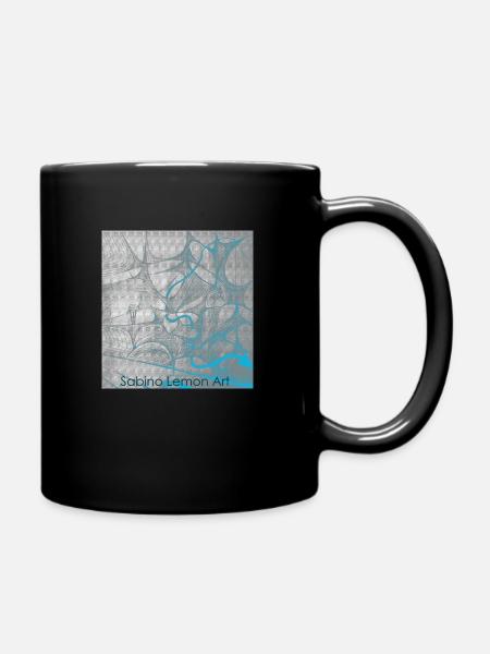 Sabino Lemon ART Thés - Mug uni - noir