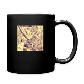 Sabino Lemon junior ART teas - Full Colour Mug - black - Right