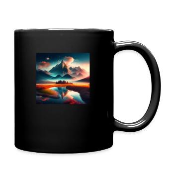 Landscape - Full Colour Mug - black - Right