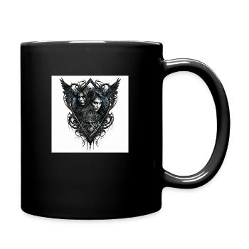 jumelles de l' ombre - Mug uni - noir - Droite