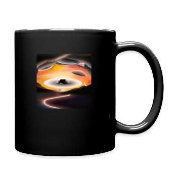 Heavenly Retreat - Tasse einfarbig - Schwarz - Rechts