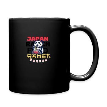 t-shirt panda japon ramen kawaii mignon - Mug uni - noir - Droite