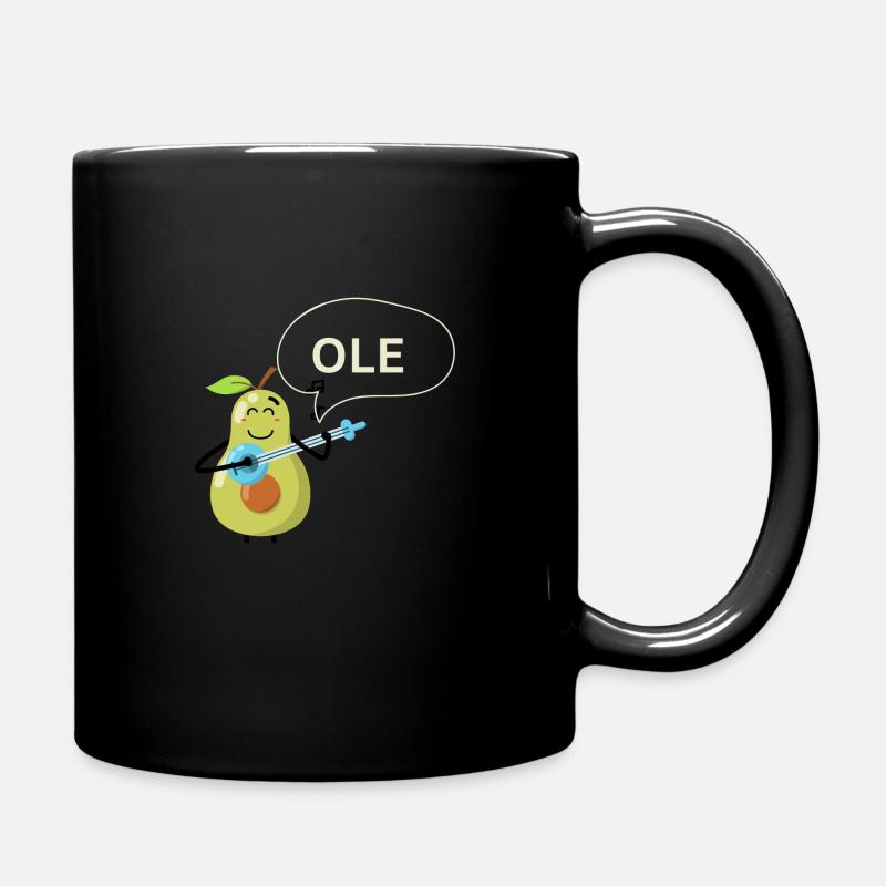Ole Spanische Avokado - Tasse einfarbig - Schwarz