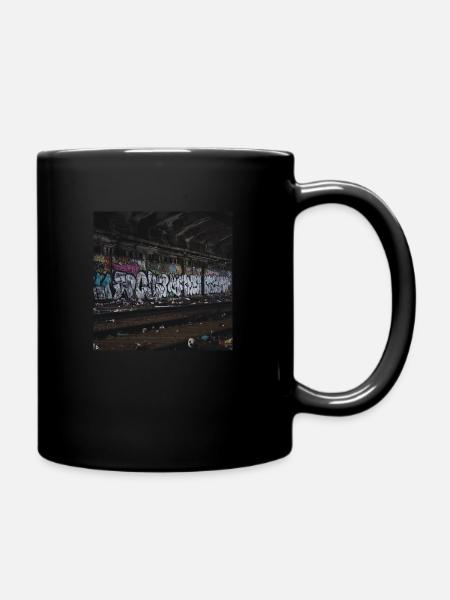 Graffitiart Design by KI - Tasse einfarbig - Schwarz