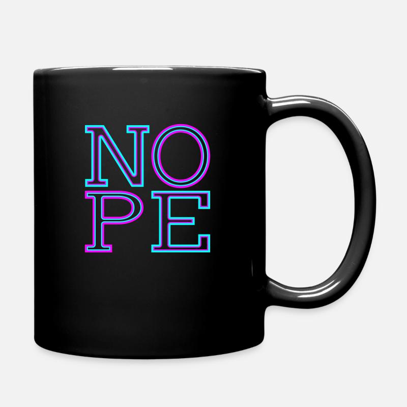 Nope, Not Today. | Colors changeable - Full Colour Mug - black