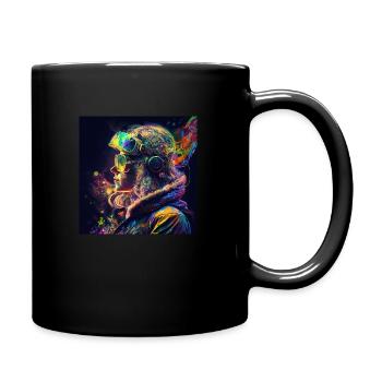 Psychonaut - Aventurier psychédélique - Mug uni - noir - Droite