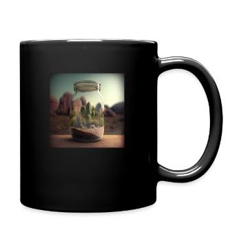 Ryan Pee Cactus - Tasse einfarbig - Schwarz - Rechts