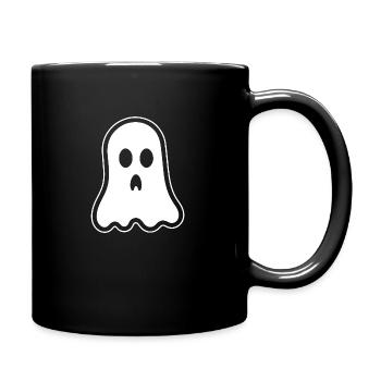 Ghost Ghosts Witching Hour Halloween - Full Colour Mug - black - Right