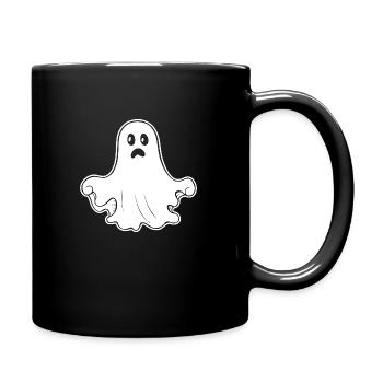 Ghost Ghosts Witching Hour Halloween - Full Colour Mug - black - Right