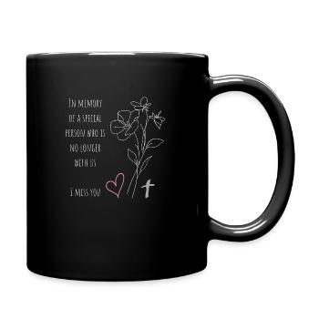 I miss you - Full Colour Mug - black - Right