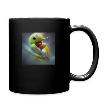 Fantasy003 - Tasse einfarbig - Schwarz - Rechts