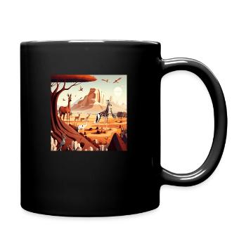 Safari - Full Colour Mug - black - Right