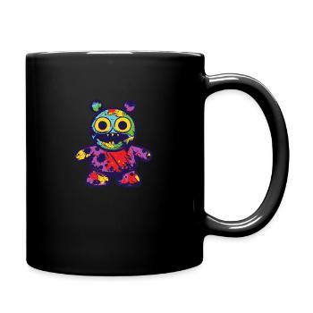 Drôle d’horreur effrayant Ours Halloween Scare Bear - Mug uni - noir - Droite