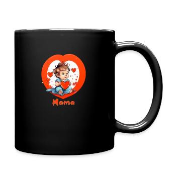 J’aime maman - Mug uni - noir - Droite