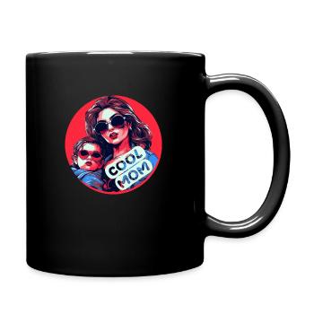 Maman cool - Mug uni - noir - Droite