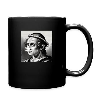 Sweat à capuche artistique - Mug uni - noir - Droite