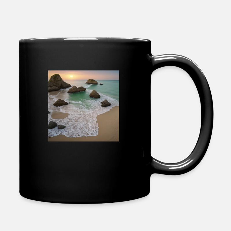 Küsten kind - Tasse einfarbig - Schwarz