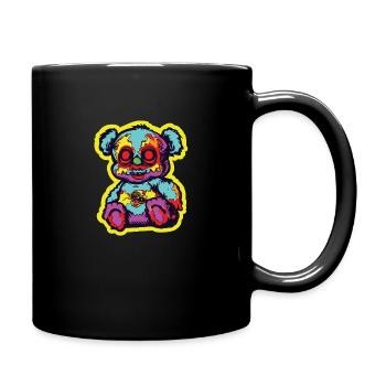 Horror Scary Bear Halloween Phantom Fangs - Full Colour Mug - black - Right