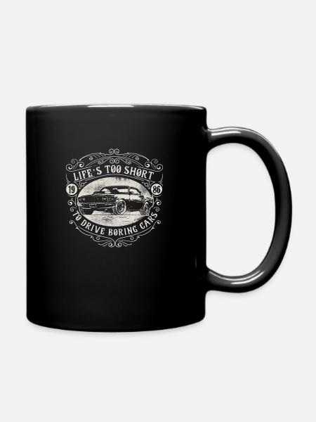 Life is to short - Tasse einfarbig - Schwarz