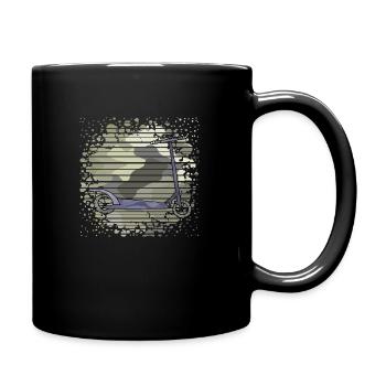 Roller - Tasse einfarbig - Schwarz - Rechts