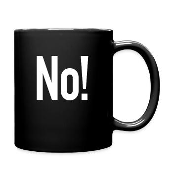NO! - Full Colour Mug - black - Right