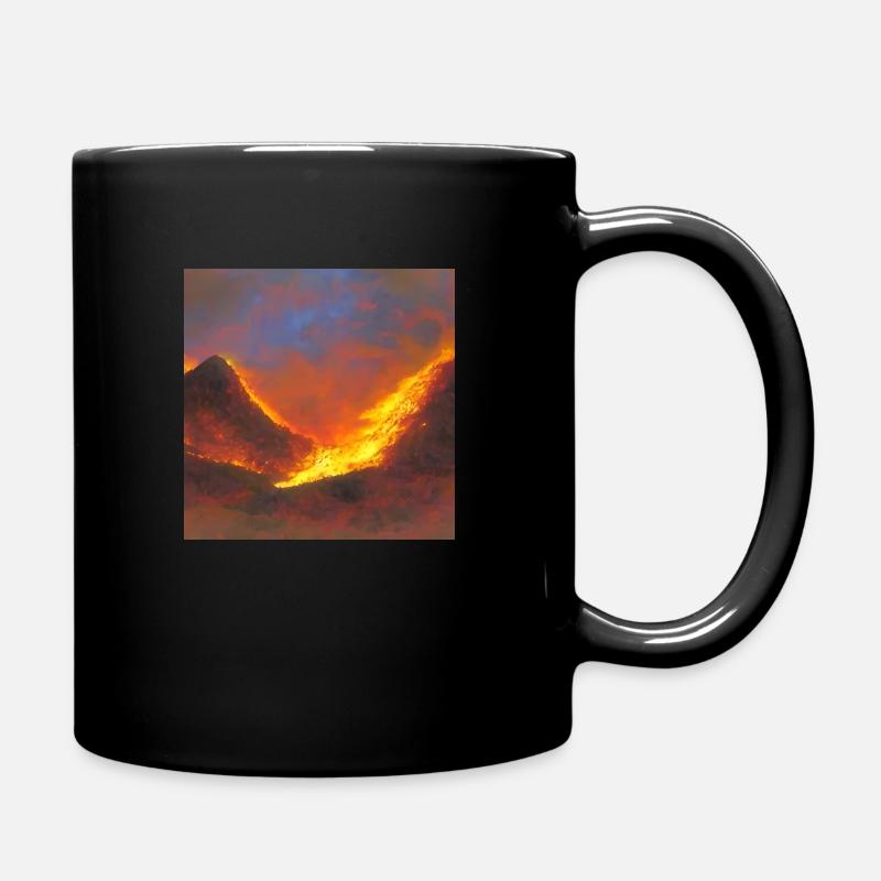 Feuersturm - Tasse einfarbig - Schwarz