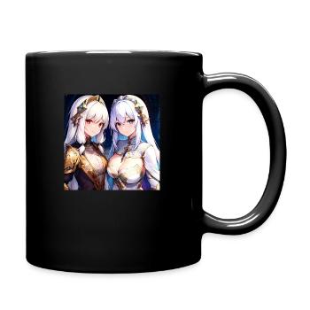 Anime Fantasy Girl 10 - Full Colour Mug - black - Right