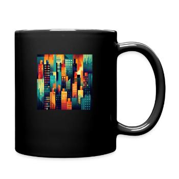 Morning journey - Tasse einfarbig - Schwarz - Rechts